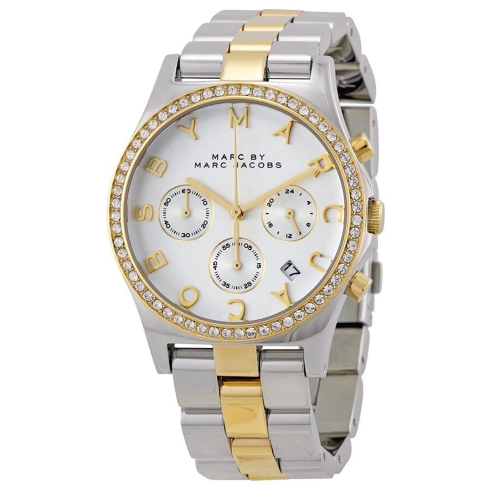 Marc jacobs two tone watch